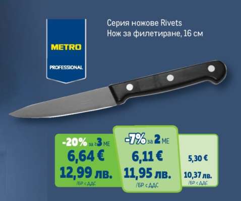 Серия ножове Rivets
