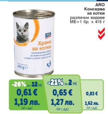 ARO Консерва за котки