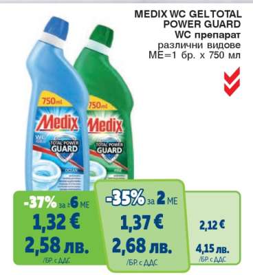 MEDIX WC гел Total Power Guard