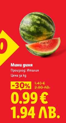 Мини диня