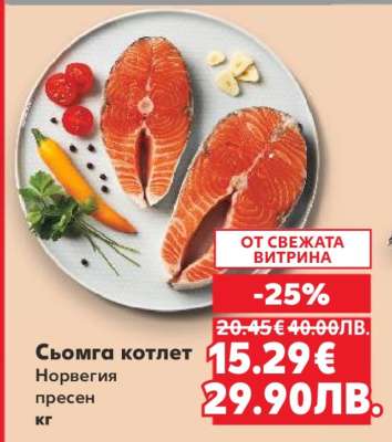 Сьомга котлет
