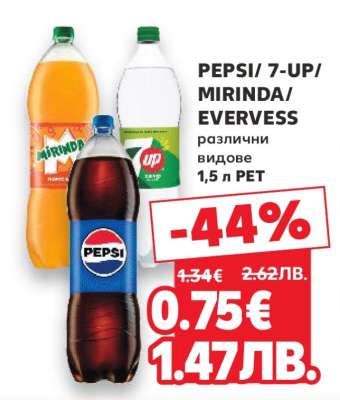 PEPSI / 7-UP / MIRINDA / EVERVESS