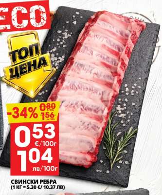 Свински ребра