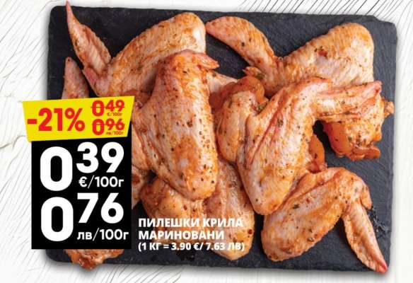 Пилешки крила мариновани