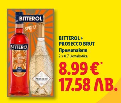 BITTEROL + PROSECCO BRUT