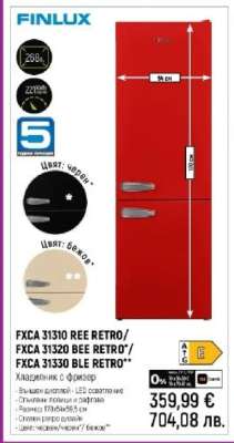FINLUX FXCA 31310 REE RETRO / FXCA 31320 BEE RETRO / FXCA 31330 BLE RETRO