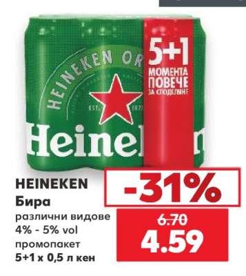 HEINEKEN Бира