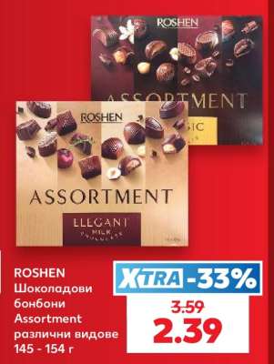 ROSHEN Шоколадови бонбони Assortment
