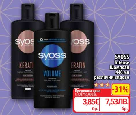 SYOSS Intense Шампоан