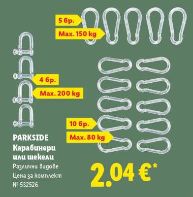 Parkside Карабинери или шекели