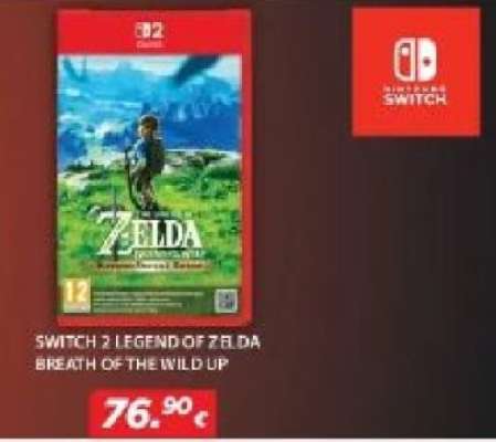 SWITCH 2 LEGEND OF ZELDA BREATH OF THE WILD UP