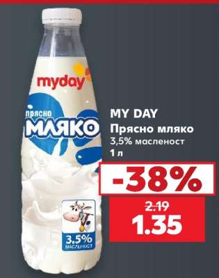 MY DAY Прясно мляко