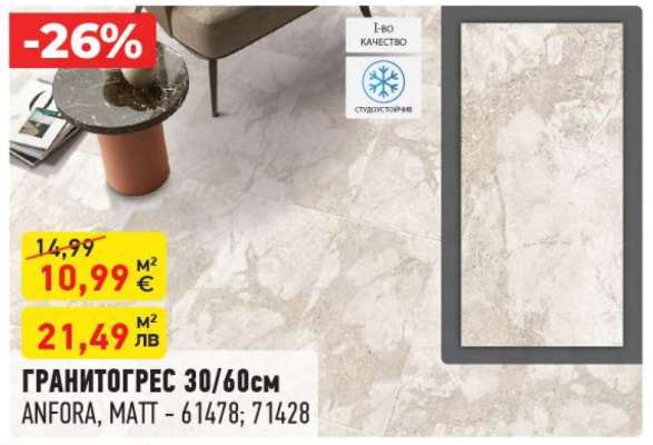 ГРАНИТОГРЕС 30/60см