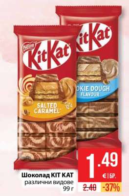 Шоколад KIT KAT