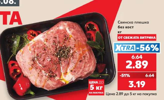 Свинска плешка без кост кг