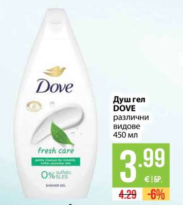 Душ гел DOVE