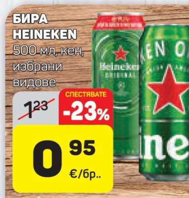 Бира Heineken