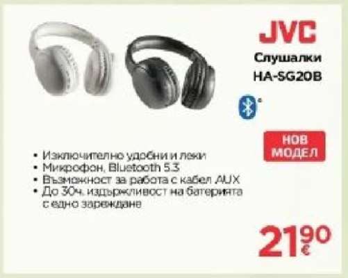 JVC Слушалки HA-SG20B