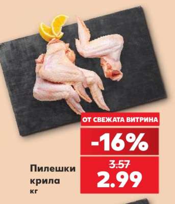 Пилешки крила кг