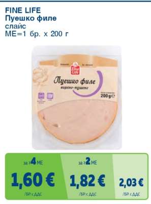 Fine Life Пуешко филе