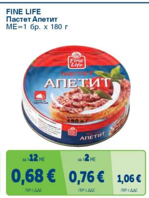 FINE LIFE Пастет Апетит