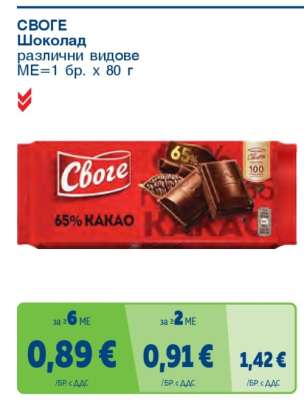 Своге Шоколад