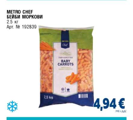 METRO Chef Бейби моркови