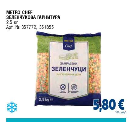 METRO CHEF ЗЕЛЕНЧУКОВА ГАРНИТУРА