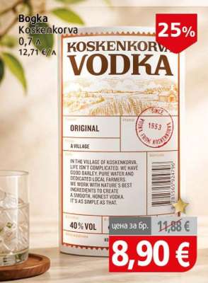Водка Koskenkorva
