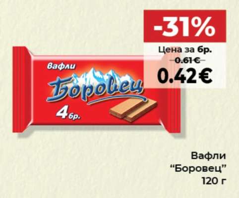 Вафли БОРОВЕЦ