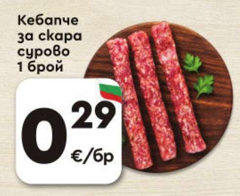 Кебапче за скара сурово