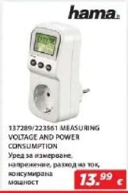 Hama Measuring Voltage and Power Consumption