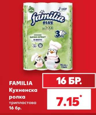 FAMILIA Кухненска ролка
