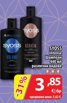 SYOSS Intense Шампоан