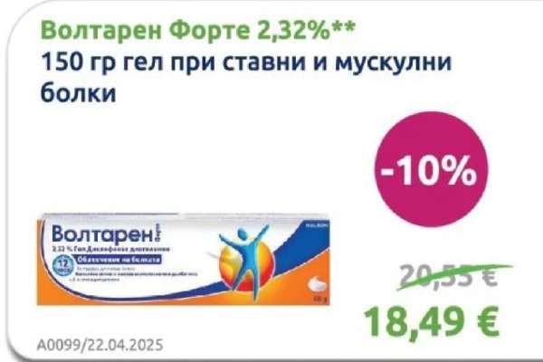 Волтарен Форте 2,32%**