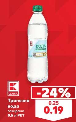 Трапезна вода газирана