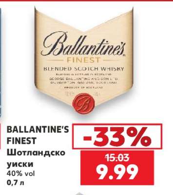 BALLANTINE'S FINEST