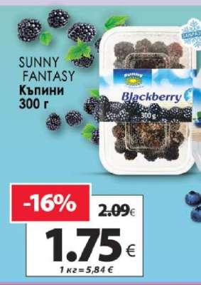 SUNNY FANTASY Къпини