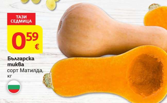Българска тиква сорт Матилда
