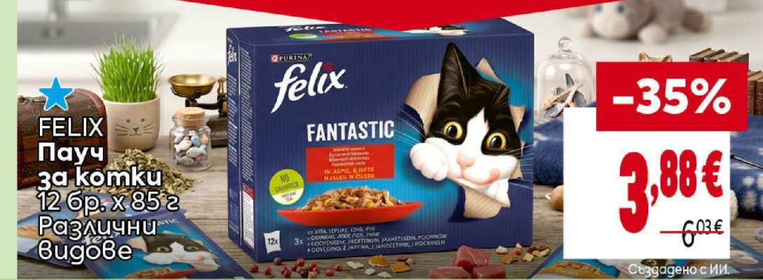 FELIX Пауч за котки