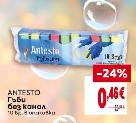 ANTESTO Гъби без канал