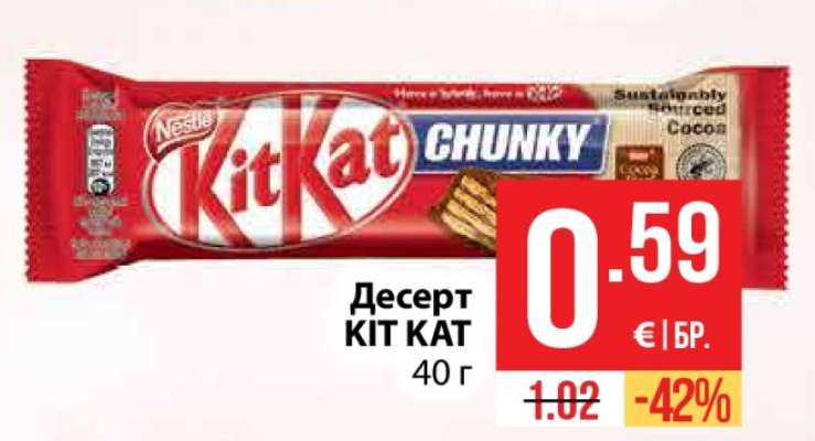 Десерт KIT KAT
