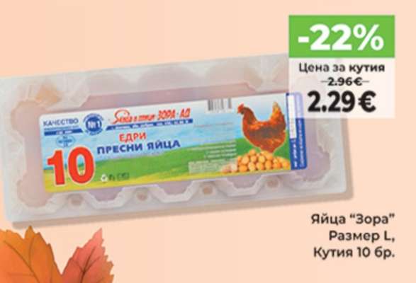 Яйца “Зора”