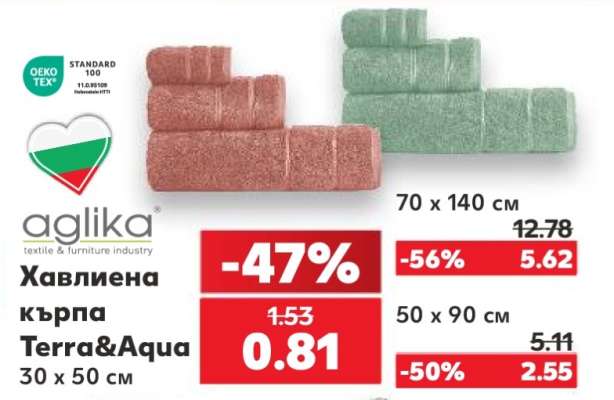 Хавлиена кърпа Terra&Aqua