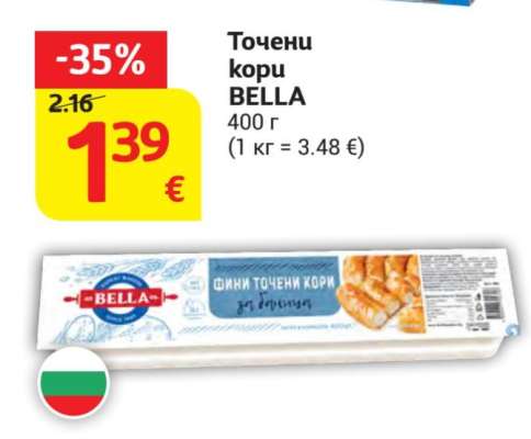 Точени кори BELLA
