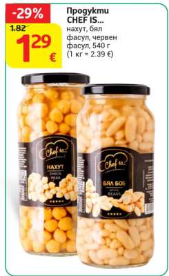 Продукти CHEF IS...