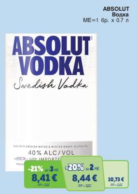 ABSOLUT Водка