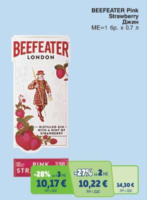 BEEFEATER Pink Strawberry