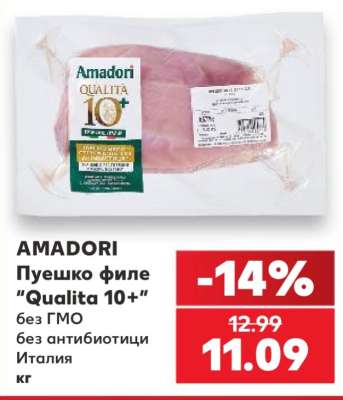 AMADORI Пуешко филе „Qualita 10+“