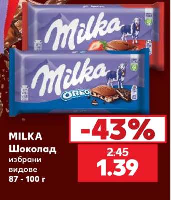 MILKA Шоколад